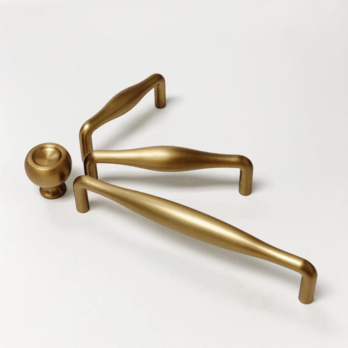 Champagne Bronze "Avenue" Cabinet Knobs and Drawer Pulls - Forge Hardware Studio