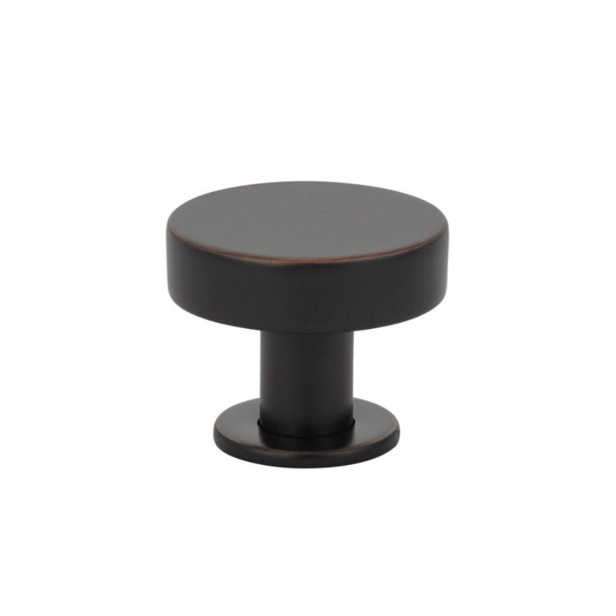 Hope Oil Rubbed Bronze Round Cabinet Knob - Forge Hardware Studio