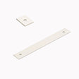Polished Nickel "Maison" Drawer Pull Backplates - Forge Hardware Studio