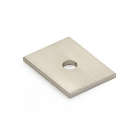 Brushed Nickel "Maison" Drawer Pull Backplates - Forge Hardware Studio