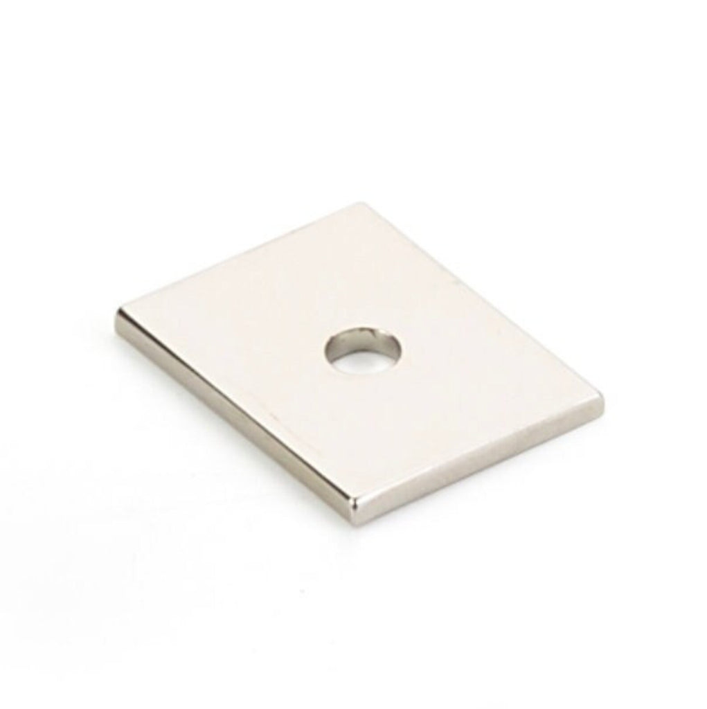 Polished Nickel "Maison" Drawer Pull Backplates - Forge Hardware Studio