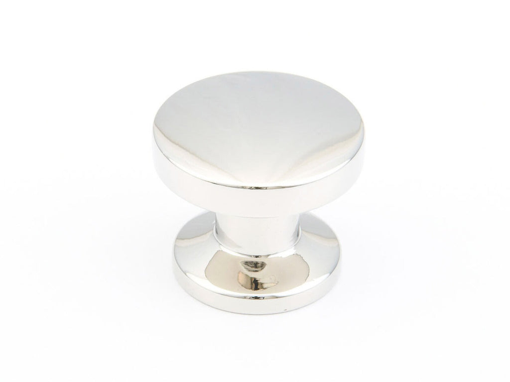 Square "Milli" Polished Nickel Cabinet Knobs and Drawer Pulls - Forge Hardware Studio
