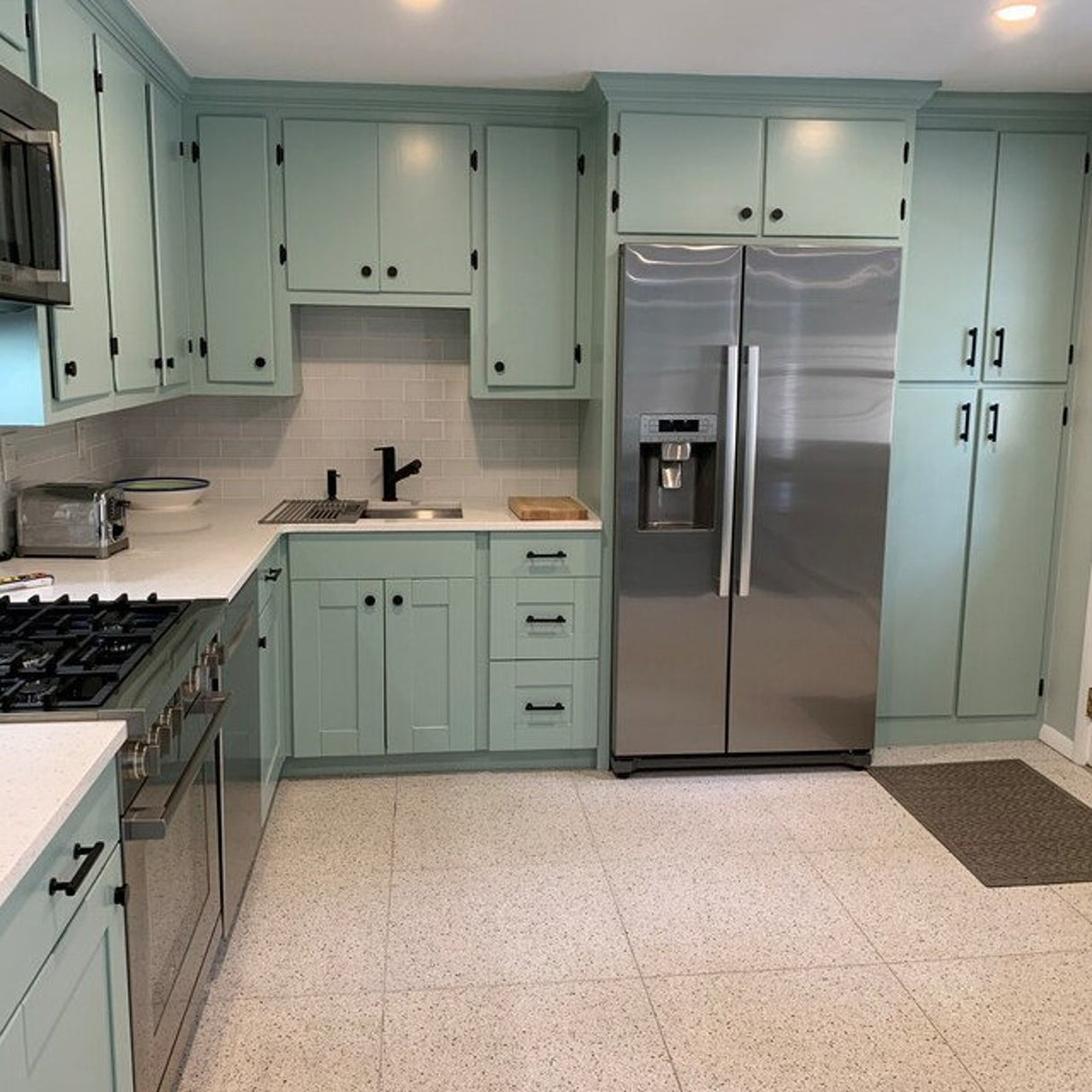 T-Bar "Geo" Cabinet Knobs and Drawer Pulls in Matte Black - Forge Hardware Studio