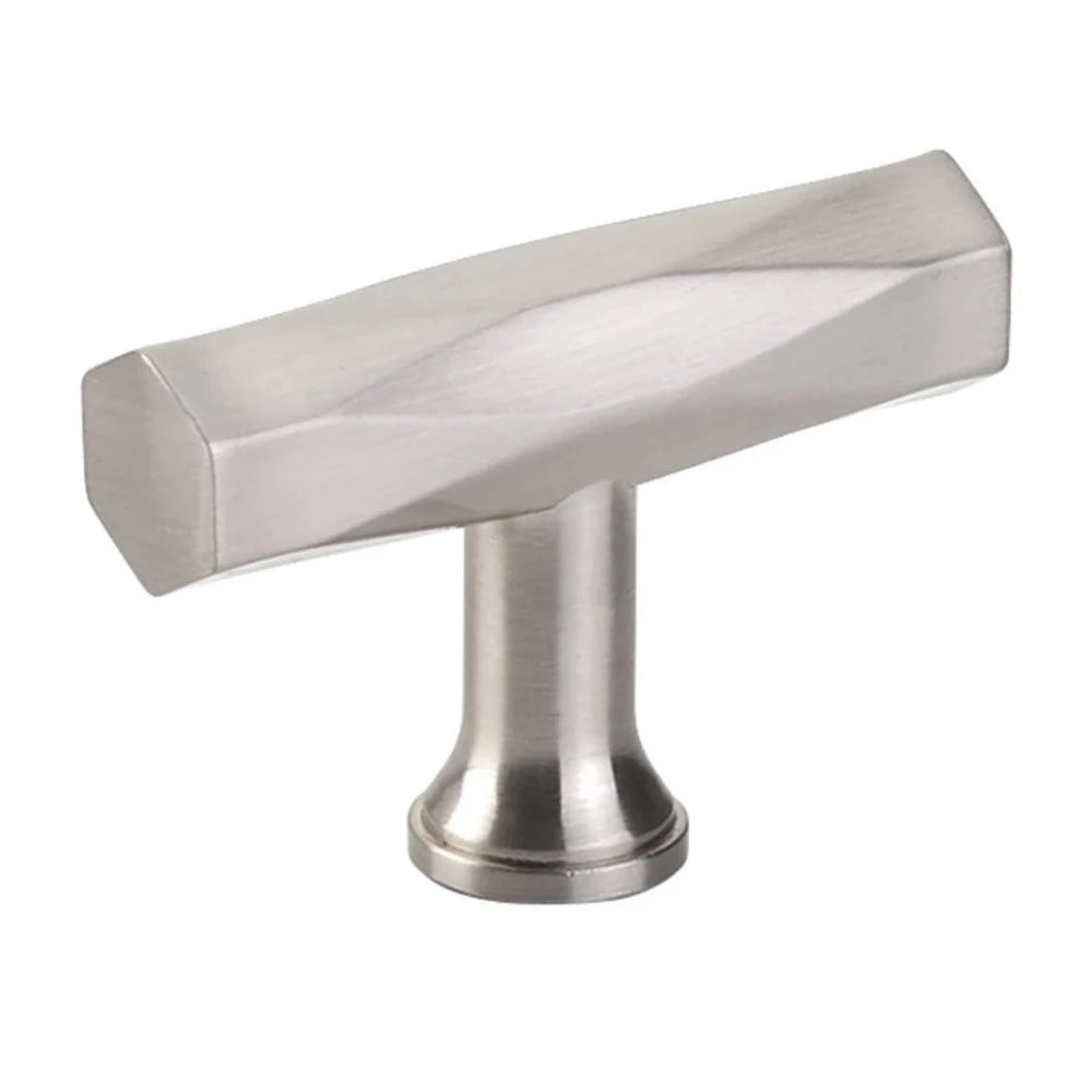 T-Bar "American Designer" Drawer Pulls in Satin Nickel - Forge Hardware Studio