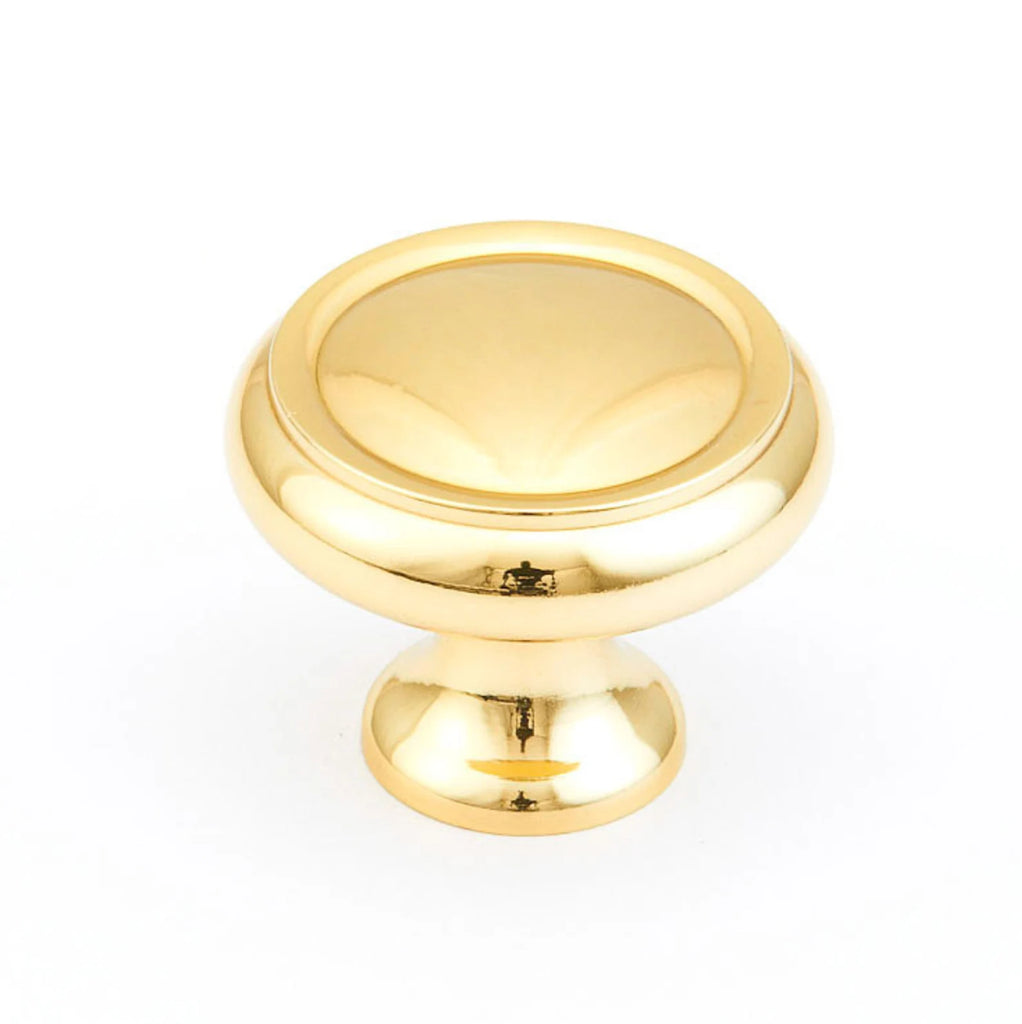 Traditional "Joy" Drawer Pulls in Polished Brass - Forge Hardware Studio