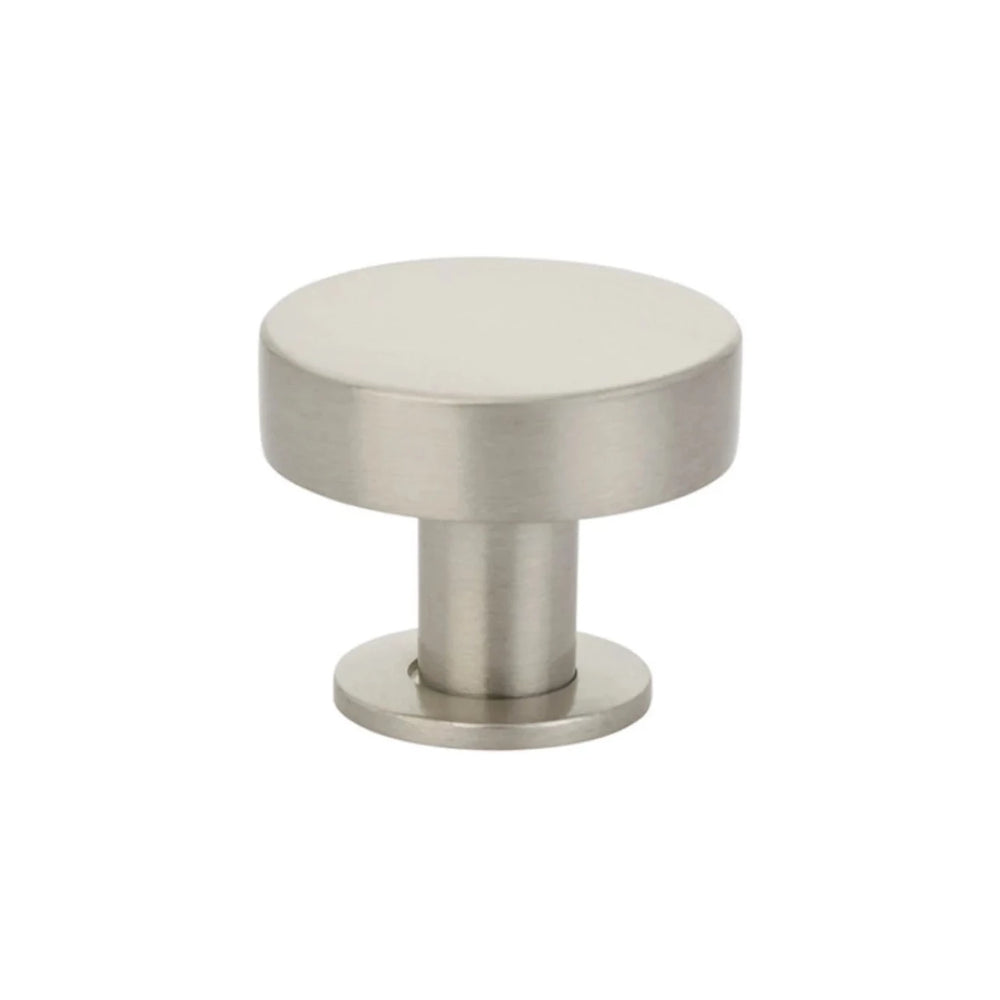 Hope Satin Nickel Round Cabinet Knob - Forge Hardware Studio