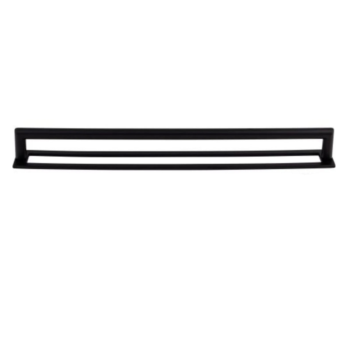 Matte Black "City" Drawer Pulls and Knob with Backplate - Forge Hardware Studio