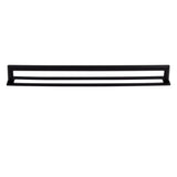 Matte Black "City" Drawer Pulls and Knob with Backplate - Forge Hardware Studio