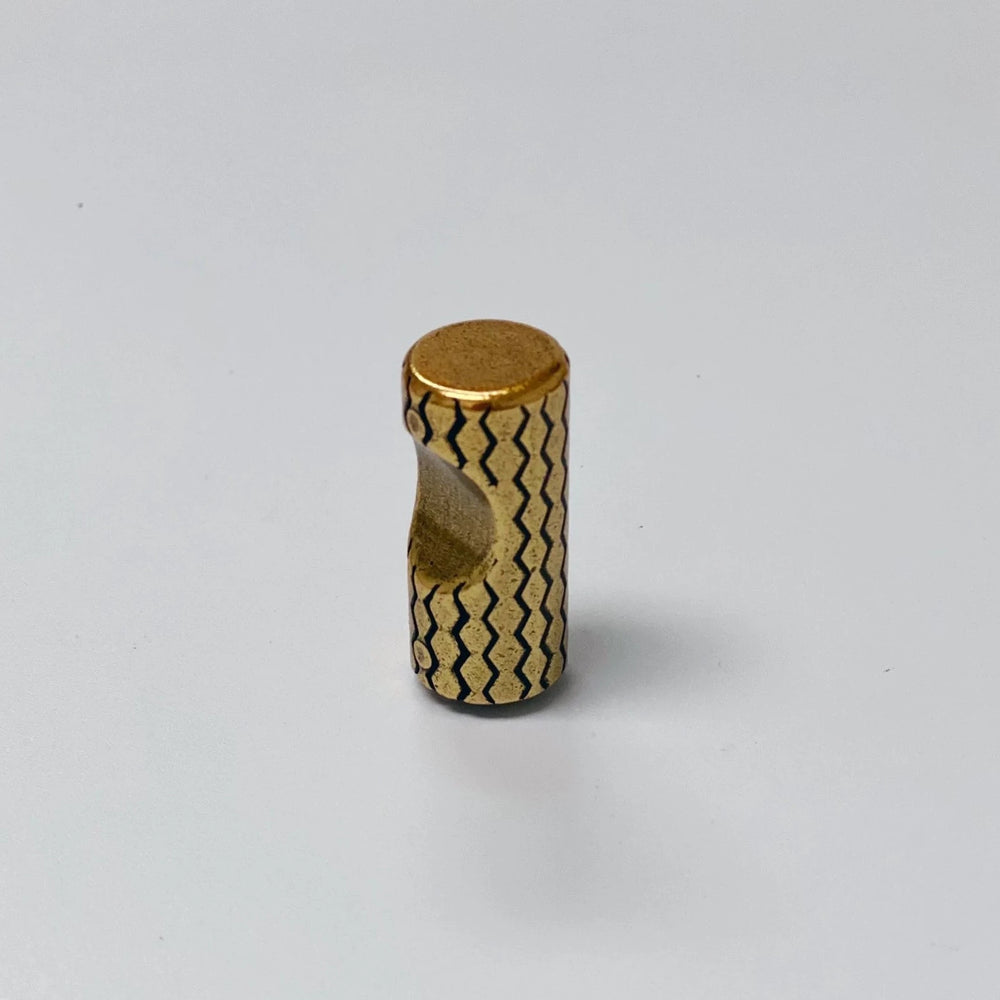 U-Shaped "Venice" Drawer Pull in Antique Brass - Forge Hardware Studio