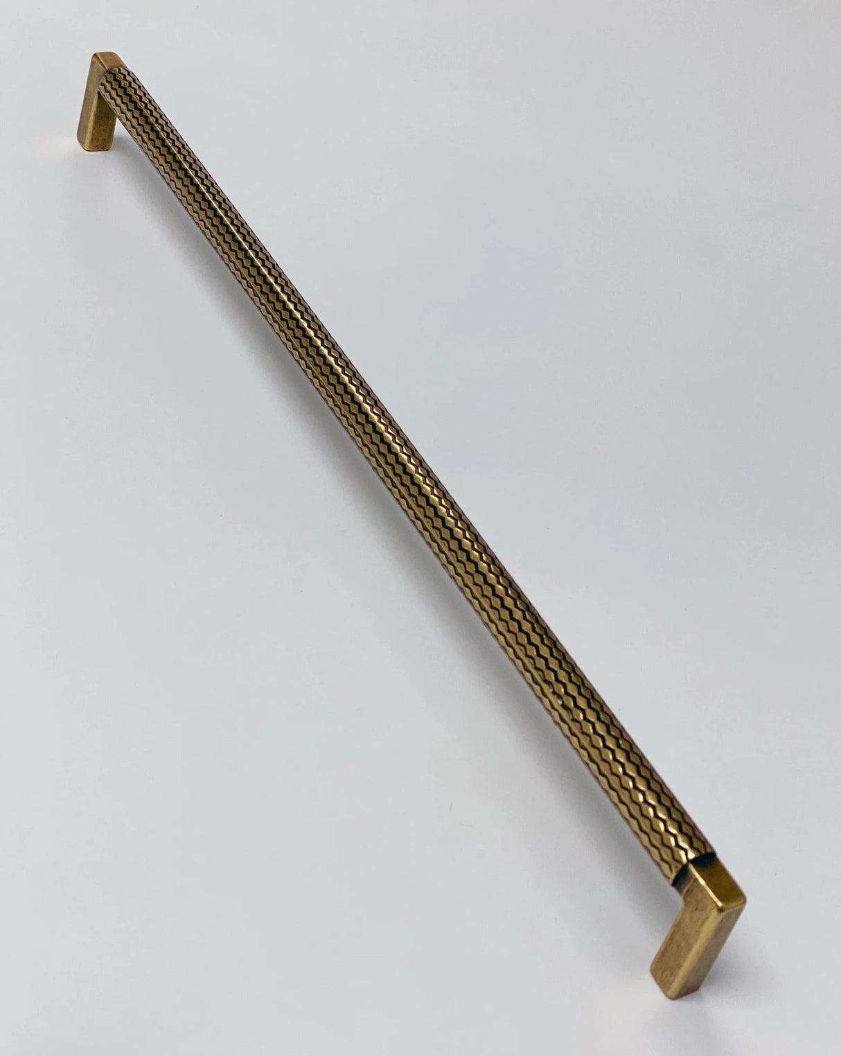 U-Shaped "Venice" Drawer Pull in Antique Brass - Forge Hardware Studio