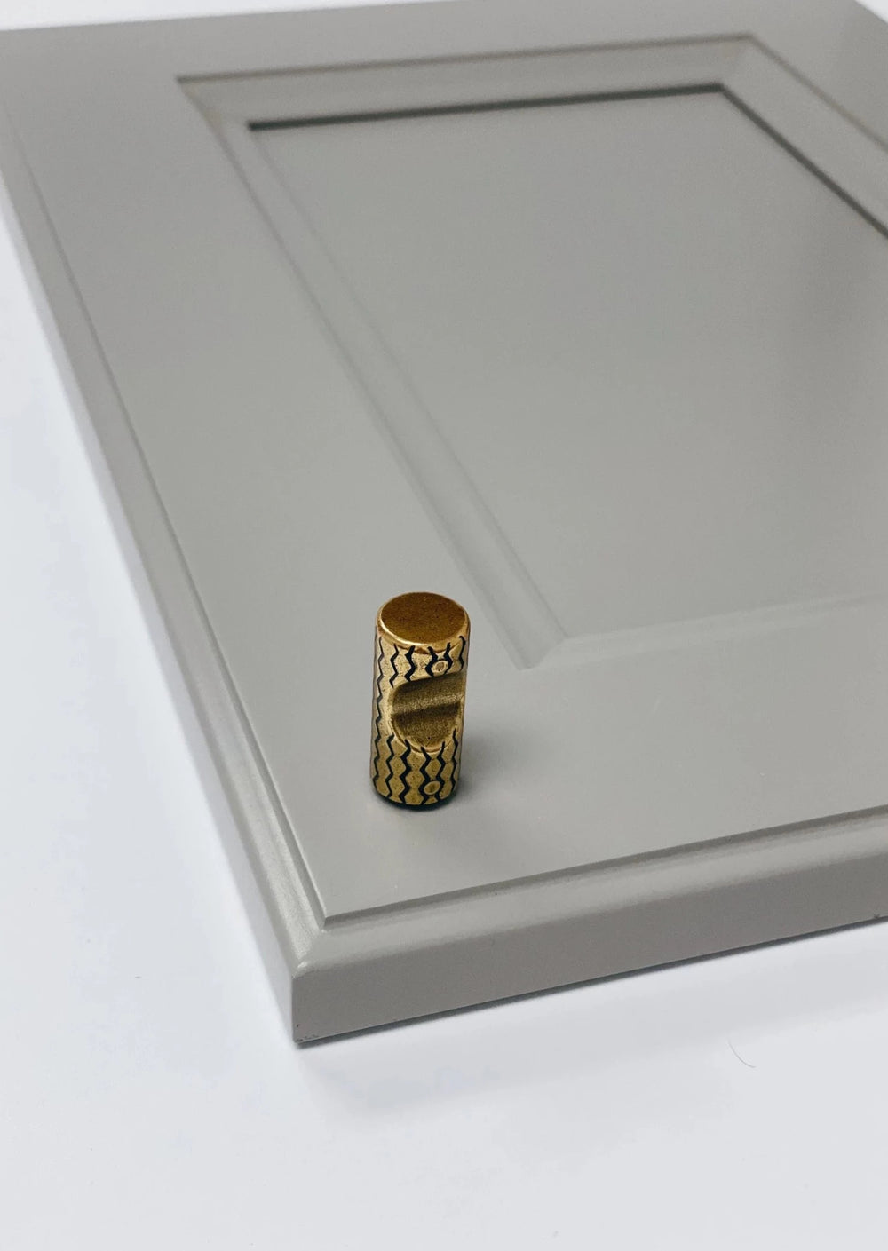 U-Shaped "Venice" Drawer Pull in Antique Brass - Forge Hardware Studio