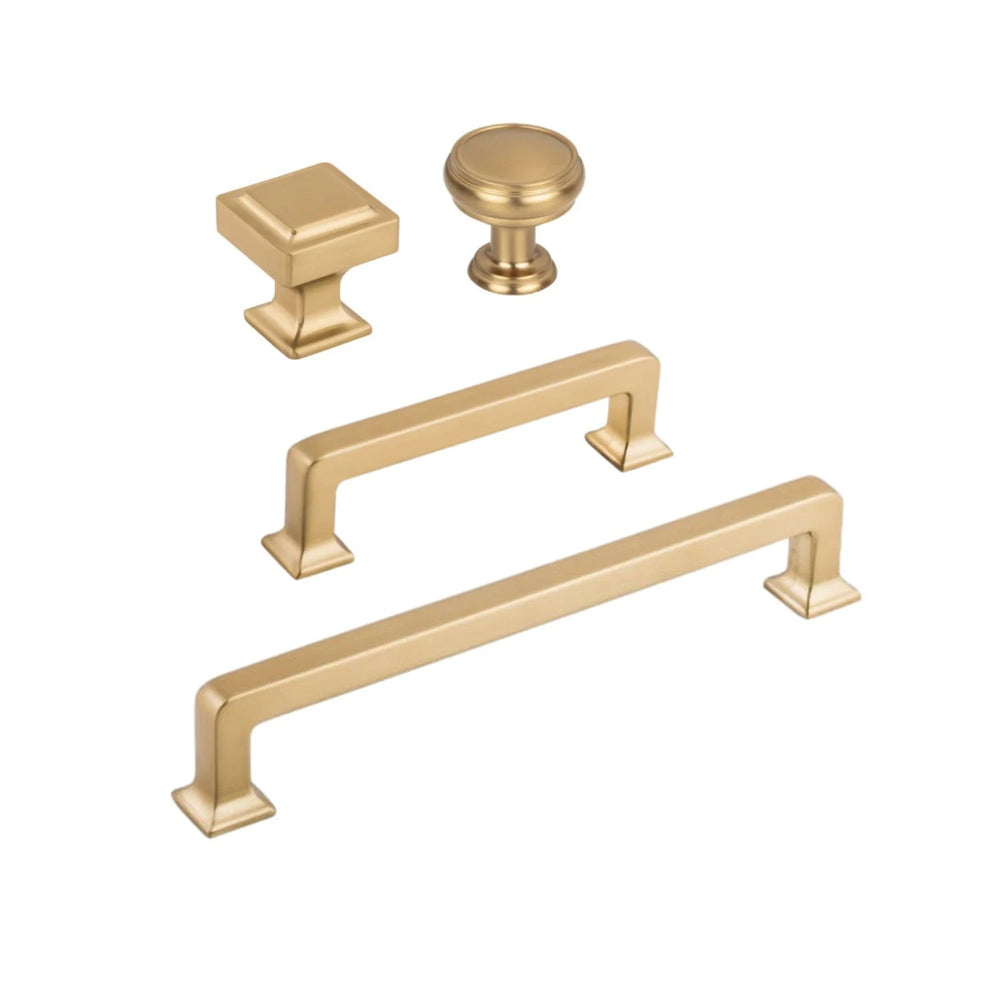 Champagne Bronze "Palm Beach" Cabinet Knobs and Pulls - Forge Hardware Studio