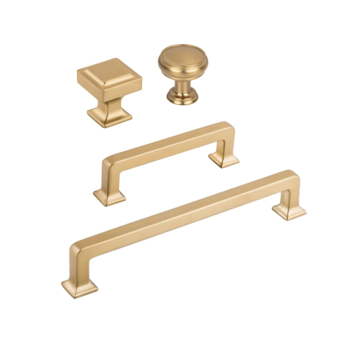 Champagne Bronze "Palm Beach" Cabinet Knobs and Pulls - Forge Hardware Studio