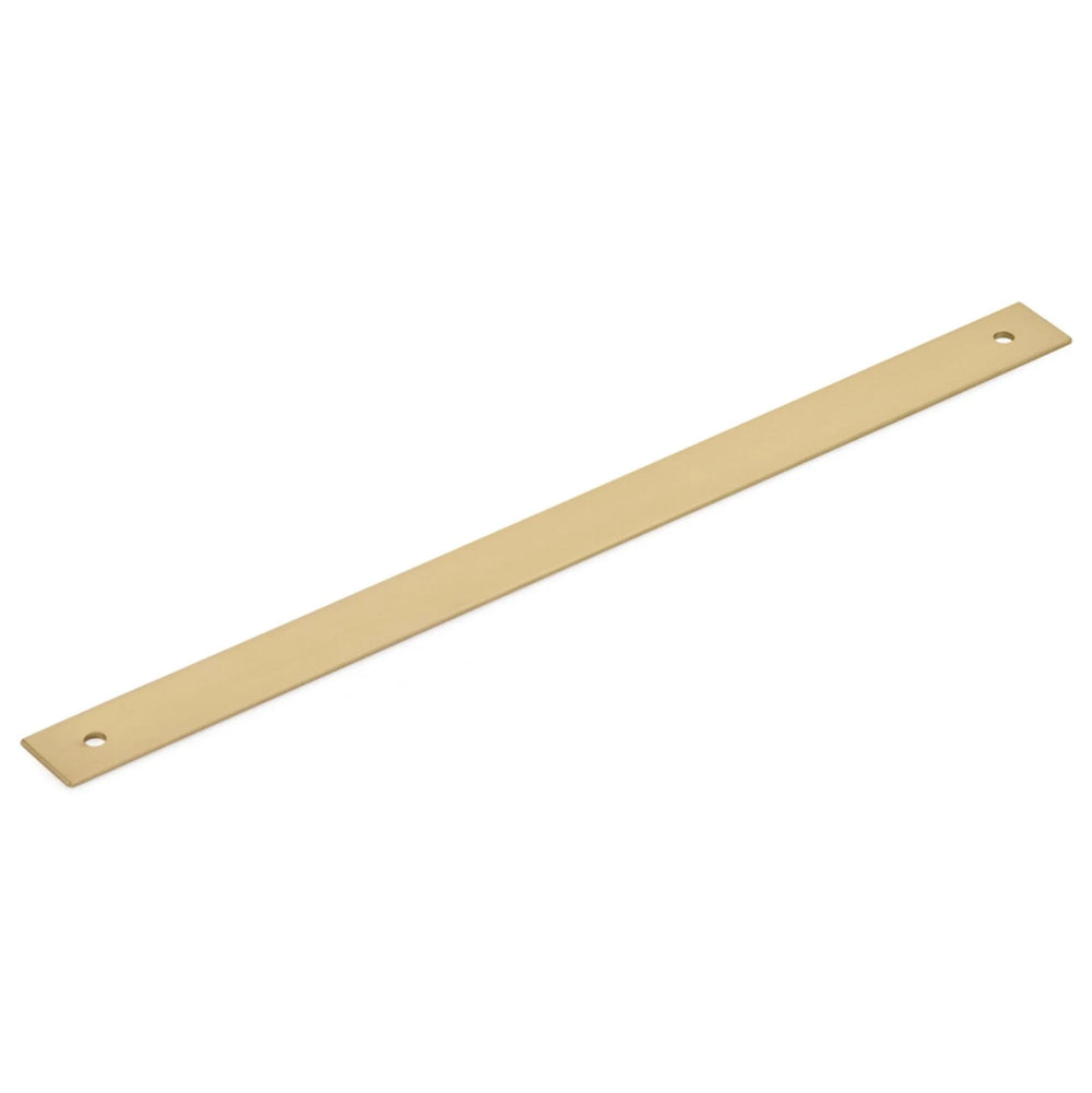 Satin Brass "Maison" Drawer Pull Backplates - Forge Hardware Studio
