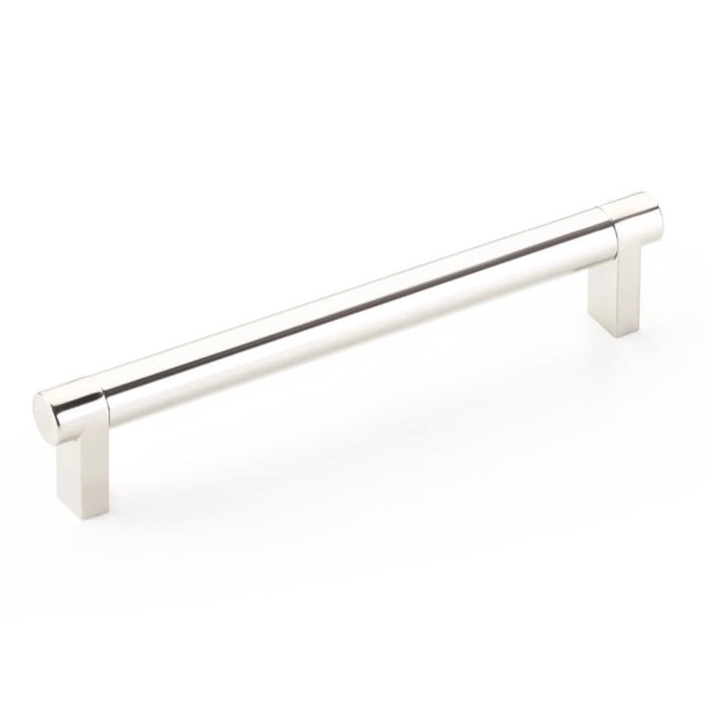 Smooth "Converse No.2" Polished Nickel Cabinet Knobs and Drawer Pulls - Forge Hardware Studio