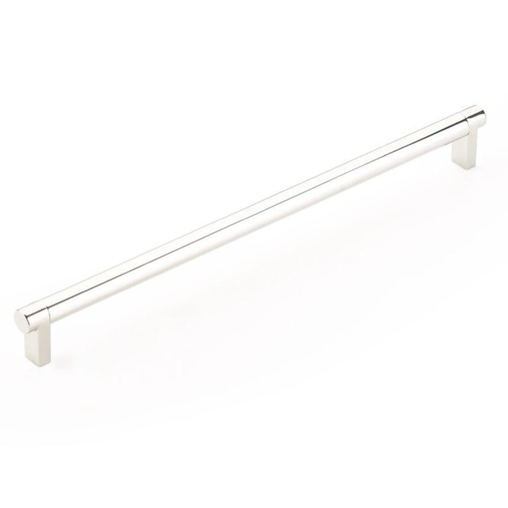 Smooth "Converse No.2" Polished Nickel Cabinet Knobs and Drawer Pulls - Forge Hardware Studio