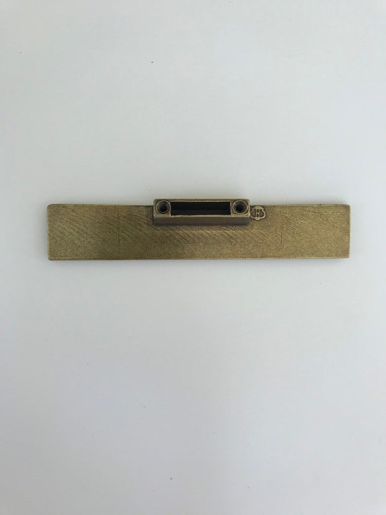 Rectangular "Dara" Aged Brass Drawer Pulls - Cabinet Handles - Forge Hardware Studio