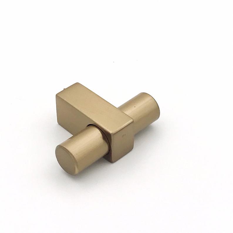 Champagne Bronze "Paris" Drawer Pulls and Knob - Forge Hardware Studio