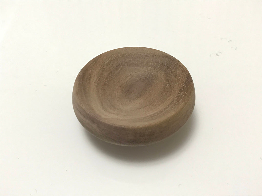 Wood Drawer Knob - Mid-century Modern Cabinet Pulls - Kitchen Cabinet Hardware - Brass Cabinet Hardware 