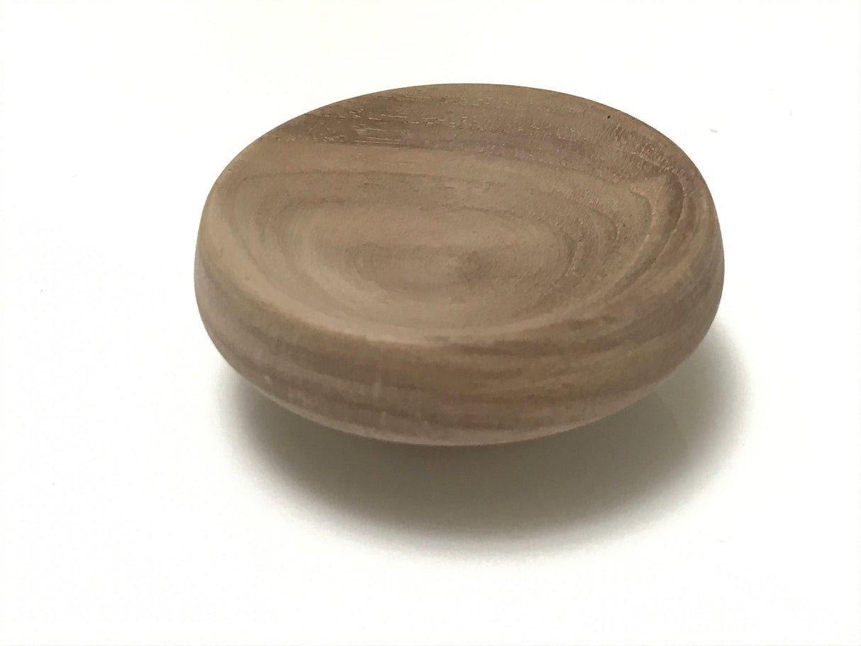 Wood Drawer Knob - Mid-century Modern Cabinet Pulls - Kitchen Cabinet Hardware - Brass Cabinet Hardware 