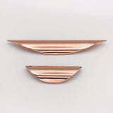 Luna Cabinet Knobs-Polished Copper Drawer Pull-Cabinet Handle - Brass Cabinet Hardware 