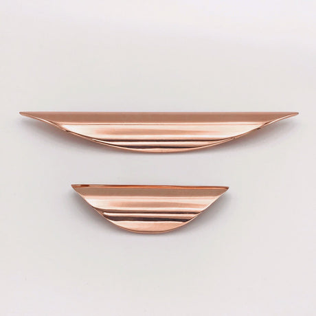 Luna Cabinet Knobs-Polished Copper Drawer Pull-Cabinet Handle - Brass Cabinet Hardware 