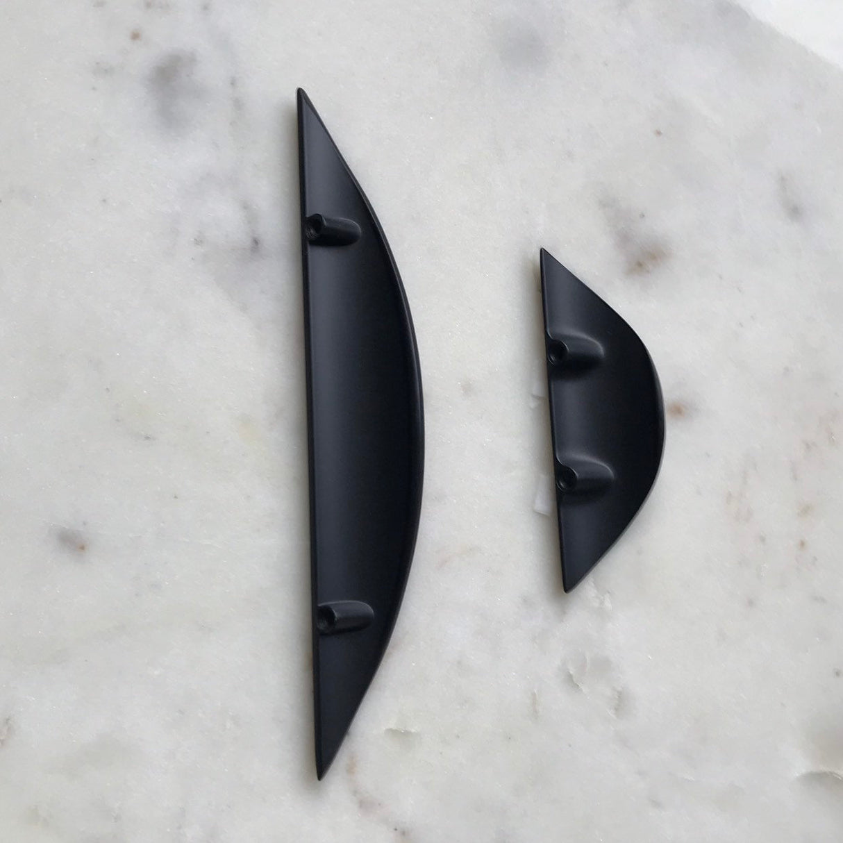 Luna Cabinet Knobs - Matte Black Drawer Pull - Cabinet Handle - Brass Cabinet Hardware 