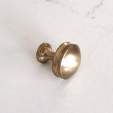 Champagne Bronze "Mist" Drawer Pulls and Knob - Brass Cabinet Hardware 