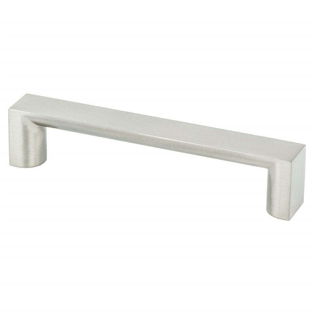 Brushed Nickel "Tila" Wide Drawer Pulls and Knob - Brass Cabinet Hardware 