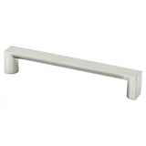 Brushed Nickel "Tila" Wide Drawer Pulls and Knob - Brass Cabinet Hardware 