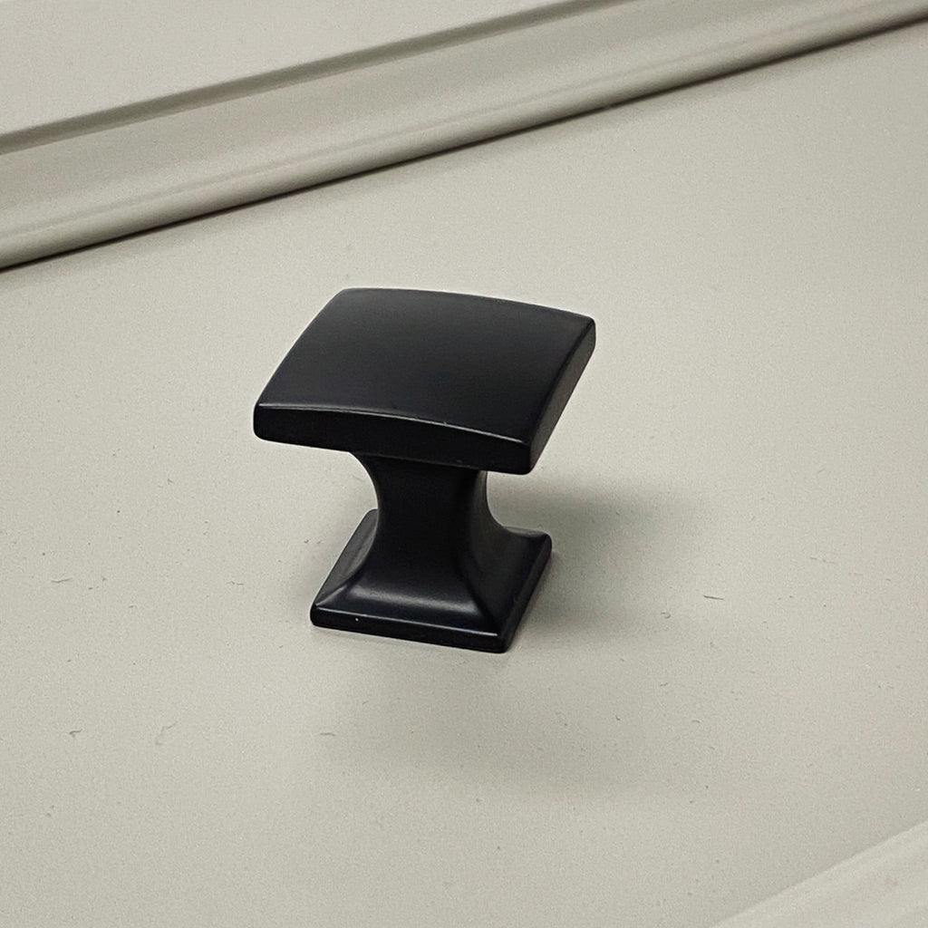 Loft Matte Black Knobs and Drawer Pulls - Forge Hardware Studio