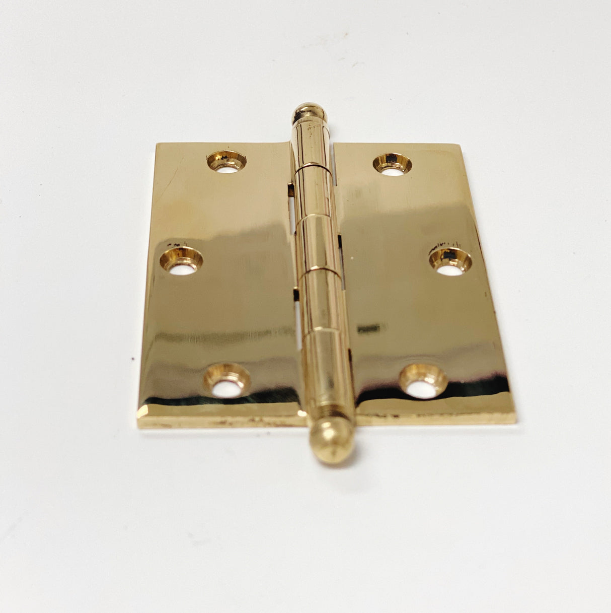 Unlacquered Brass "Eloise" Kitchen Cabinet Hinge - Forge Hardware Studio