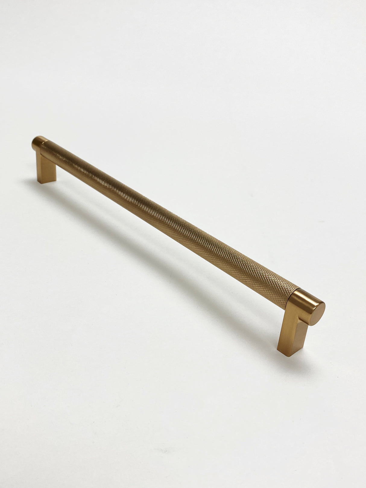 Knurled "Converse" Champagne Bronze Cabinet Knobs and Drawer Pulls - Forge Hardware Studio