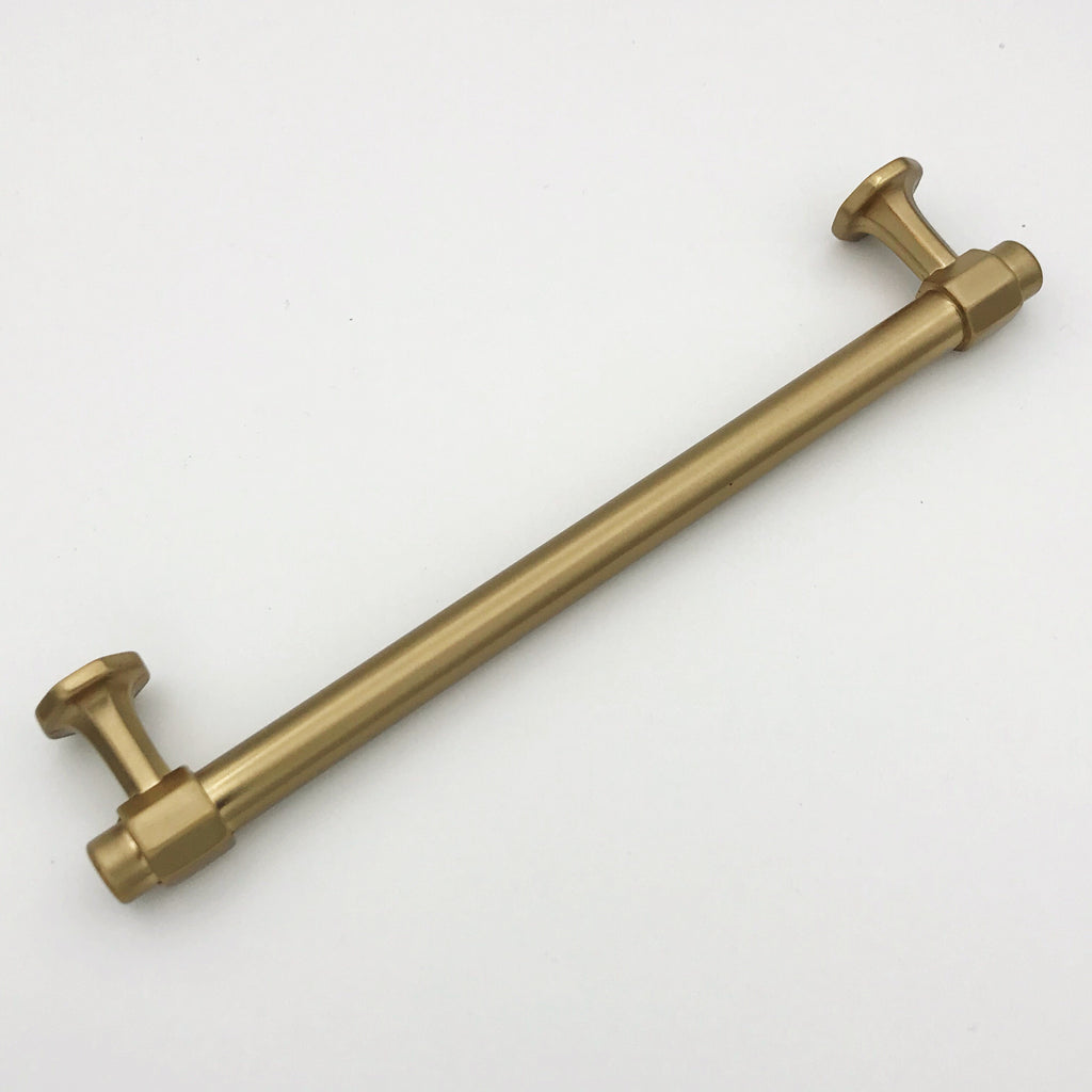 Octagon Champagne Bronze Knob and Drawer Pulls - Brass Cabinet Hardware 