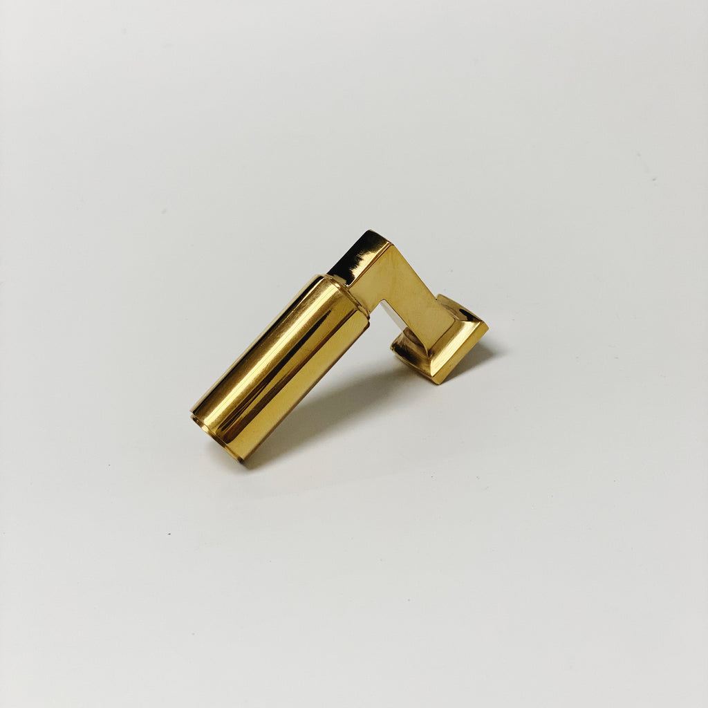 Unlacquered Brass "Neal" Cabinet Knobs and Pulls Cabinet Hardware - Forge Hardware Studio