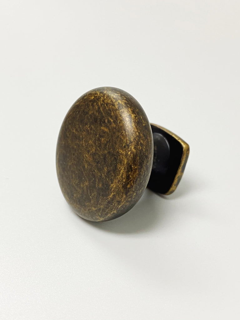 Distressed Bronze “Foundry” Drawer Pulls and Cabinet Knob - Cabinet Hardware - Forge Hardware Studio