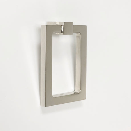 large rectangular ring pull drawer pull