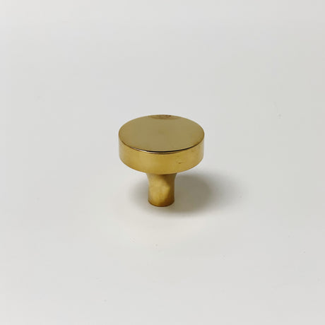 Unlacquered Brass "Neal" Cabinet Knobs and Pulls Cabinet Hardware - Forge Hardware Studio