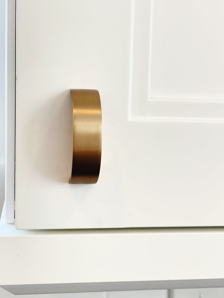 Mondrian Champagne Bronze Drawer Pulls - Cabinet Hardware - Forge Hardware Studio