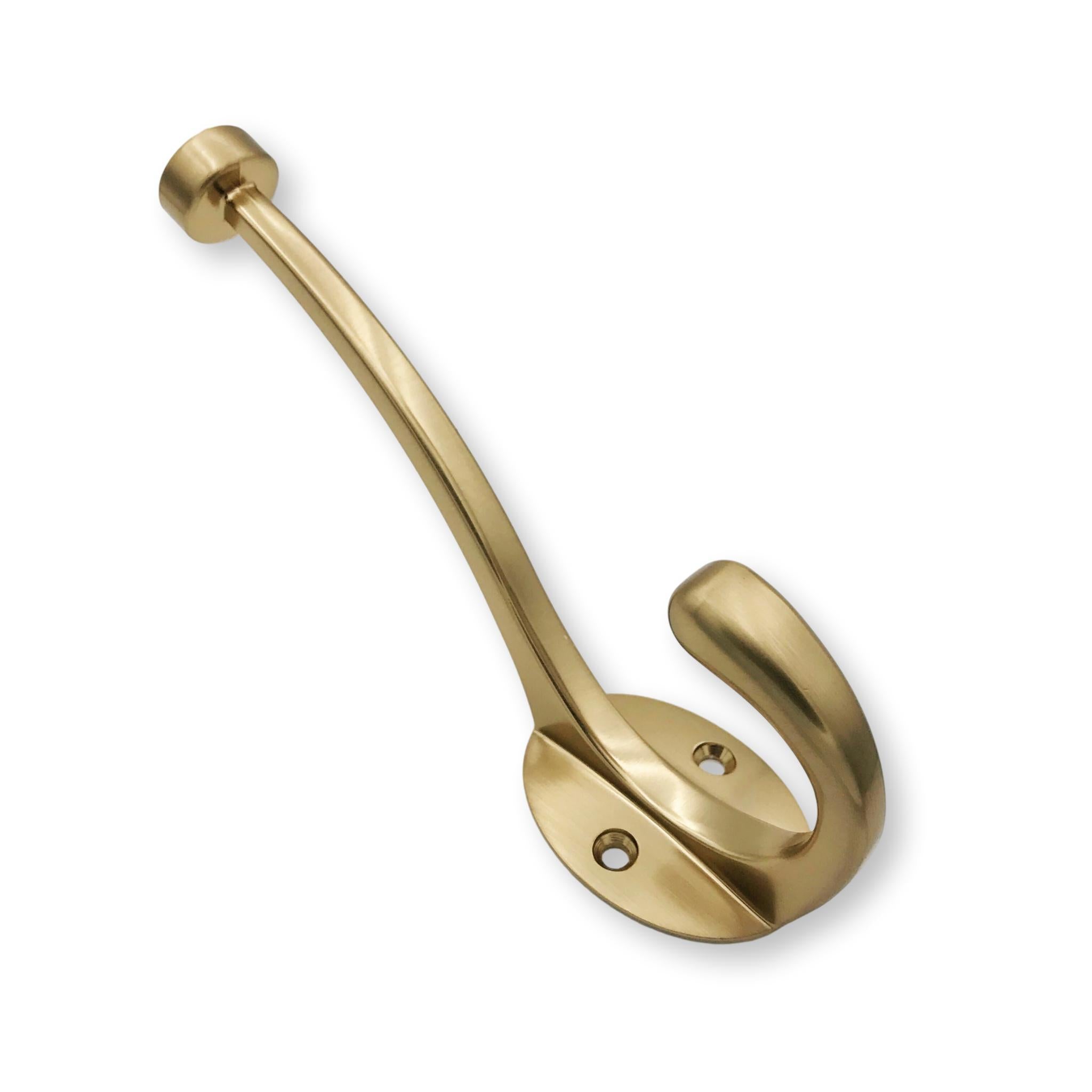 Modern Lee Champagne Bronze Wall Hook – Forge Hardware Studio