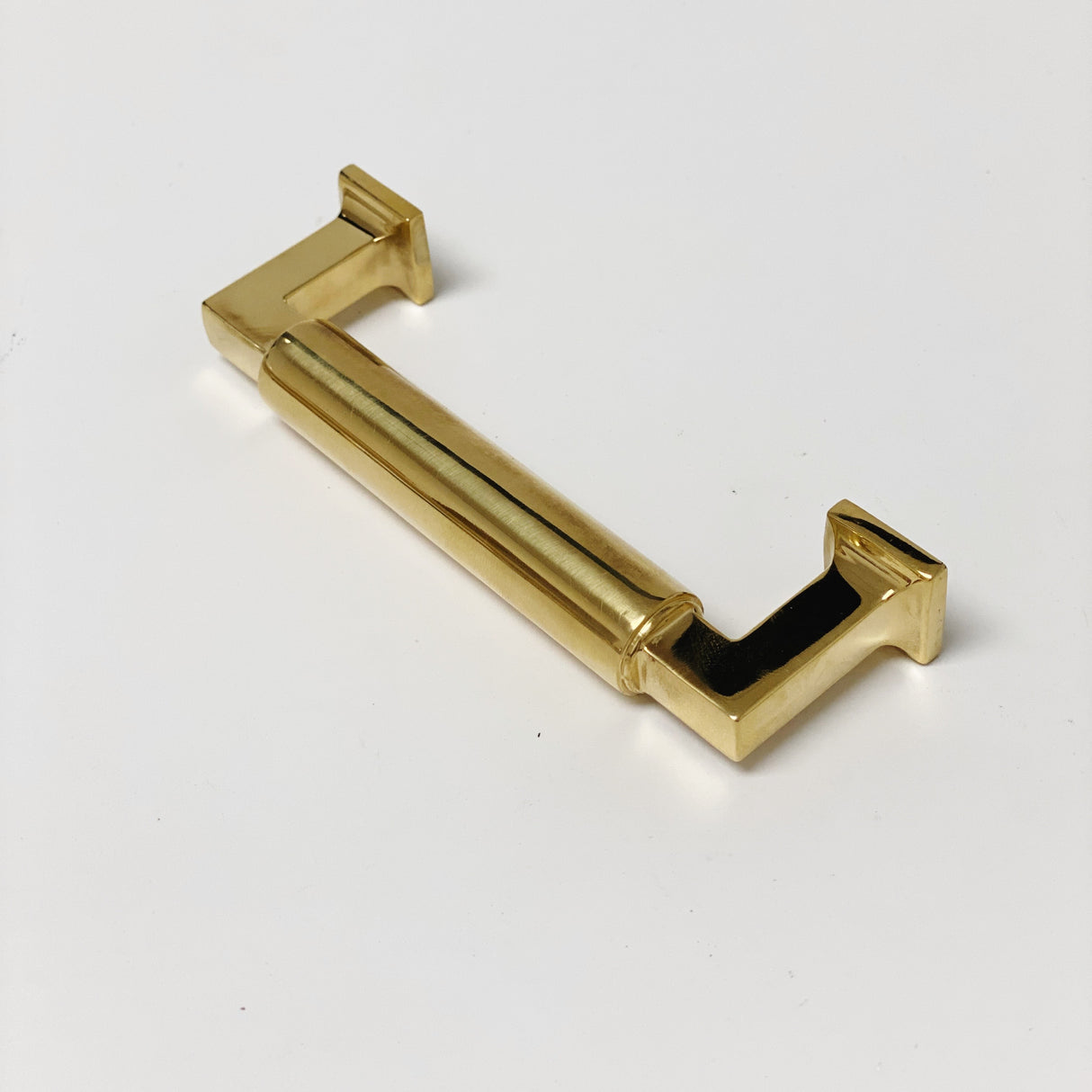 Unlacquered Brass "Neal" Cabinet Knobs and Pulls Cabinet Hardware - Forge Hardware Studio