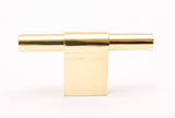Line Brass Cabinet Knobs and Drawer Pulls - Brass Cabinet Hardware 