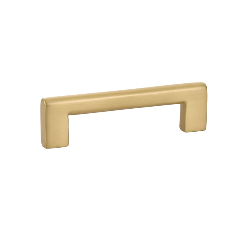 Luxe Brass Drawer Pulls in Satin Brass - Brass Cabinet Hardware 