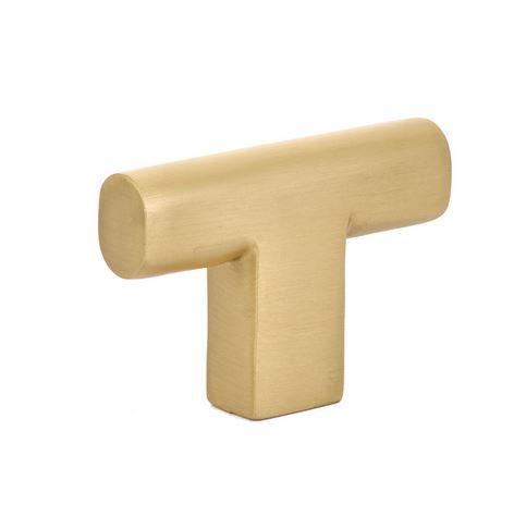 Satin Brass "Luxe" Drawer Pulls and Cabinet Knobs - Forge Hardware Studio