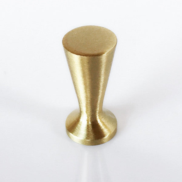 McCobb Style Brass Cabinet Knob-Mid-Century Modern Hardware - Brass Cabinet Hardware 