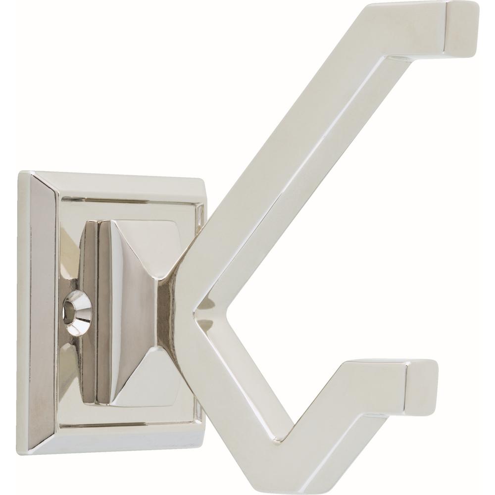 Polished nickel sales wall hook