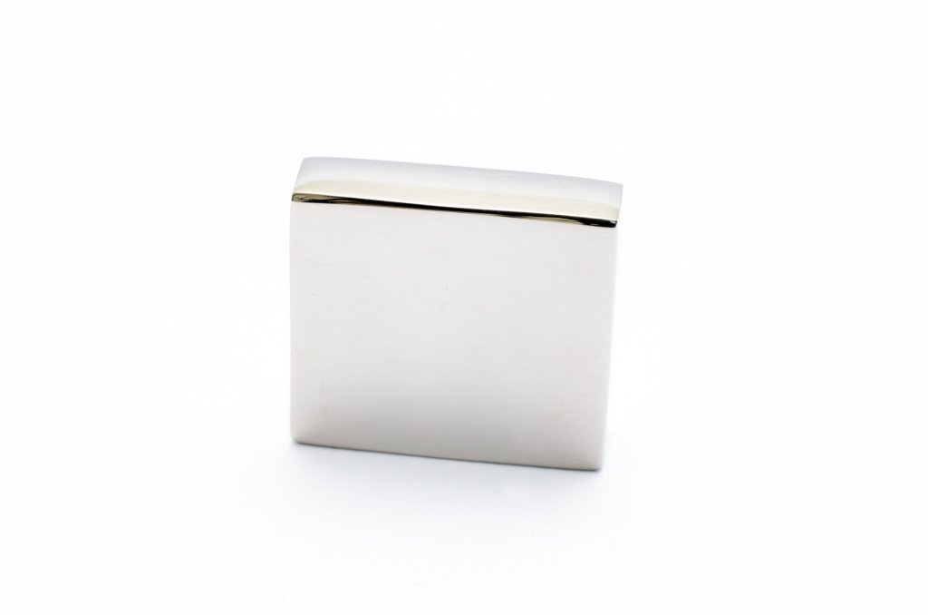 Straight Edge "Kurt 01" Scandinavian Modern Drawer Pulls - Brass Cabinet Hardware 