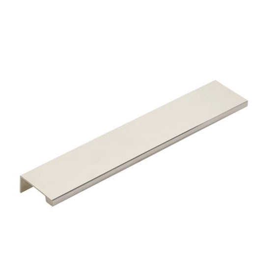 Polished Nickel "Dina" Tab Finger Drawer Pulls - Brass Cabinet Hardware 