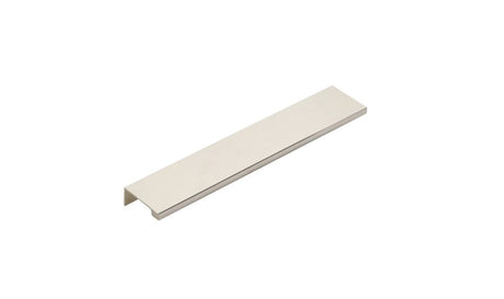 Polished Nickel "Dina" Tab Finger Drawer Pulls - Brass Cabinet Hardware 