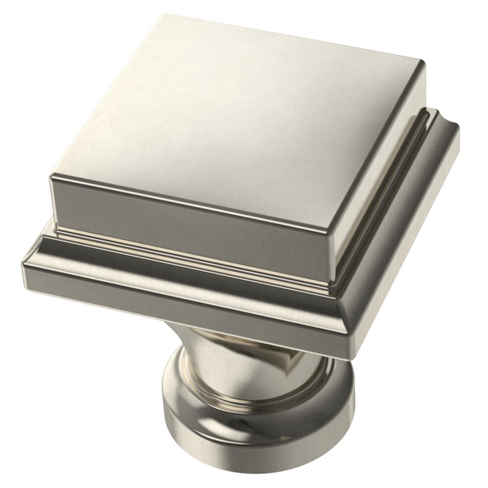 Thea Polished Nickel Drawer Pulls and Knob - Brass Cabinet Hardware 